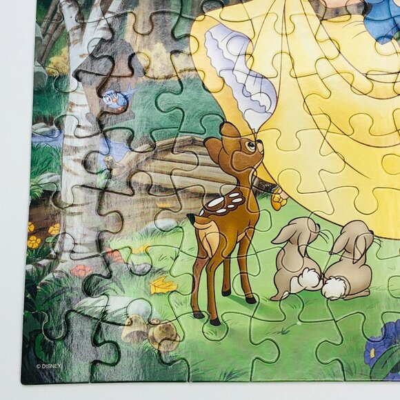 Vintage 1999 Mattel SNOW WHITE Jigsaw Puzzle 100 Piece COMPLETE - Walt Disney - Picture 3 of 10